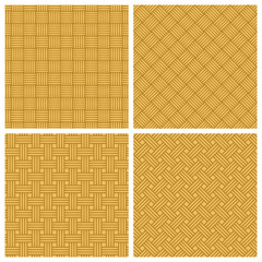 set of seamless texture of woven