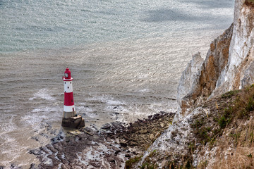 Beachy Head Lighthouse in the afternoon