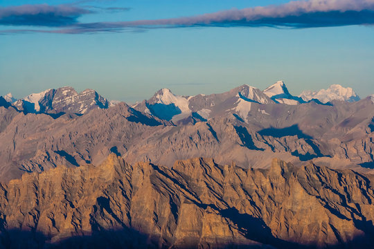 Sunrise from Stok Kangri, Magnificient view to Himalayas