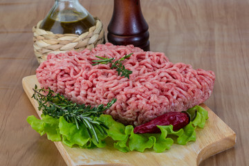 Raw minced meat