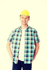 Portrait of an handsome engineer