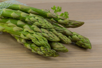 Raw asparagus