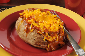 Chili cheese potato