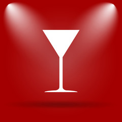 Martini glass icon