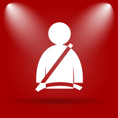 Safety belt icon