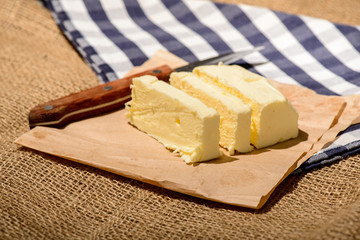 Closeup image of a delicious butter