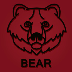 head of brown bear logo