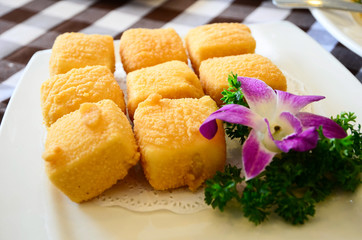 Deep fried tofu