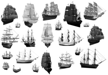 Ship silhouettes