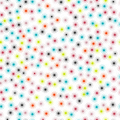 Colorful stars confetti