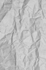 Crumpled recycled paper