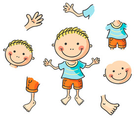 Cartoon body parts