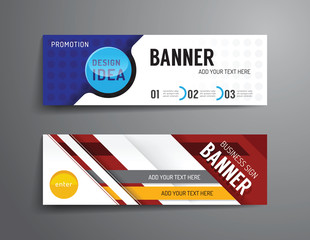 set of banner template vector design.graphic or website layout v