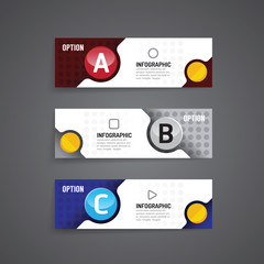 Vector circle infographics business design template/ can be used