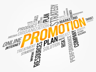 PROMOTION word cloud, business concept