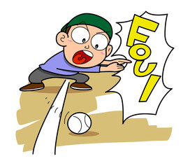 Baseball-Foul