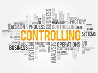 Controlling word cloud, business concept
