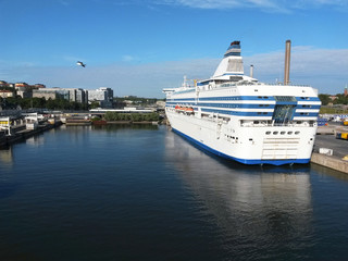 Obraz premium Passenger port ferry