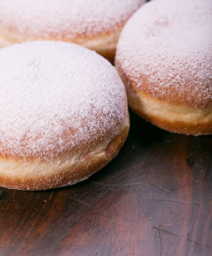 Fresh Donuts. Shrove Tuesday. Fat Thursday. Homemade Doughnuts