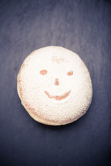 Fresh donuts. Shrove Tuesday. fat Thursday. homemade doughnuts