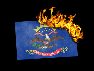 Flag burning - North Dakota