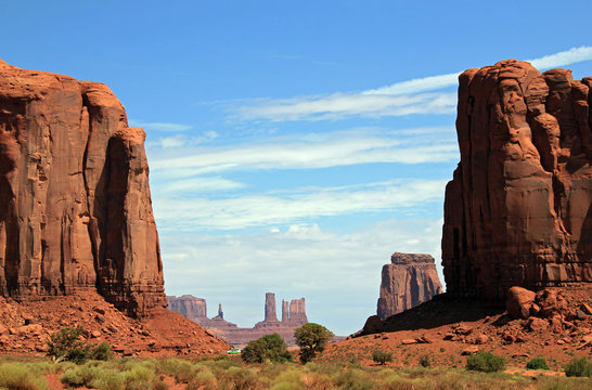 Scenic View of Monument Valley, Utah, United States