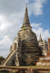 Fototapeta premium The Wat Phra Sri Sanphet in Ayutthaya, Thailand