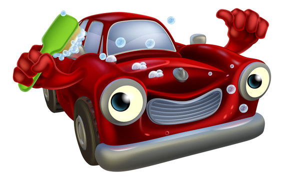 Car wash mascot