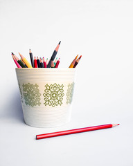 pencil in a pot