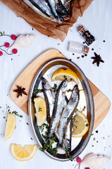 fresh  fish with spices