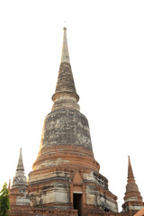 Naklejka premium Pagoda at Wat Yai Chaimongkol, Thailand