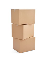 box package delivery cardboard carton stack