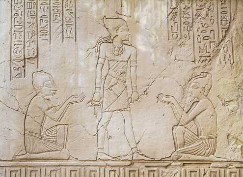 Ancient Egyptian Art Sunk relief Sculpture
