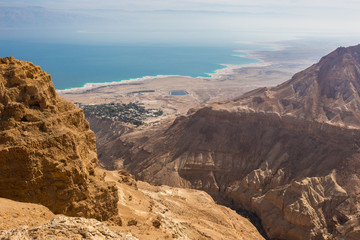 Desert village from above.