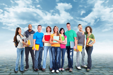 Obraz premium Students group.