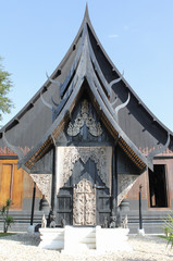 Fototapeta premium Black house museum, Chiangrai, Thailand.