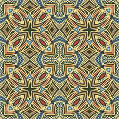 kaleidoscope, vector seamless pattern