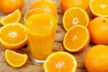 Crédence de cuisine en verre imprimé Jus orange juice