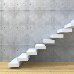 3D conceptual stair background