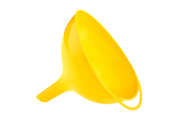 isolated object on white - plastic funnel