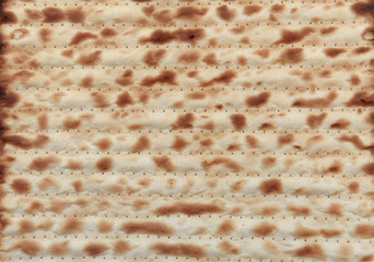 Traditional Jewish holiday food - Passover matzo background