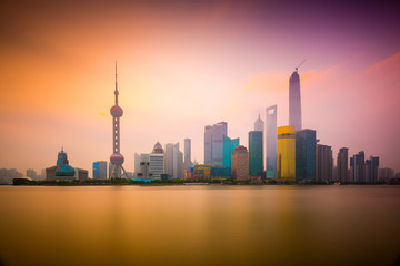 Fototapeta na wymiar Shanghai, China Cityscape