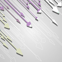 Arrow design background