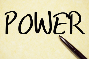 power word write on paper