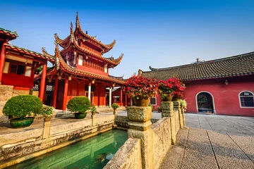 Foto op Plexiglas Yongquan Temple in Fuzhou, China © SeanPavonePhoto