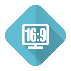 16 9 display flat icon