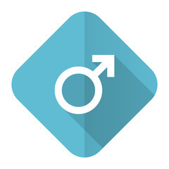 male flat icon male gender sign