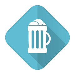 beer flat icon mug sign