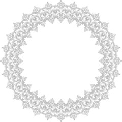 Damask Vector Orient Pattern