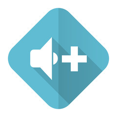 speaker volume flat icon music sign